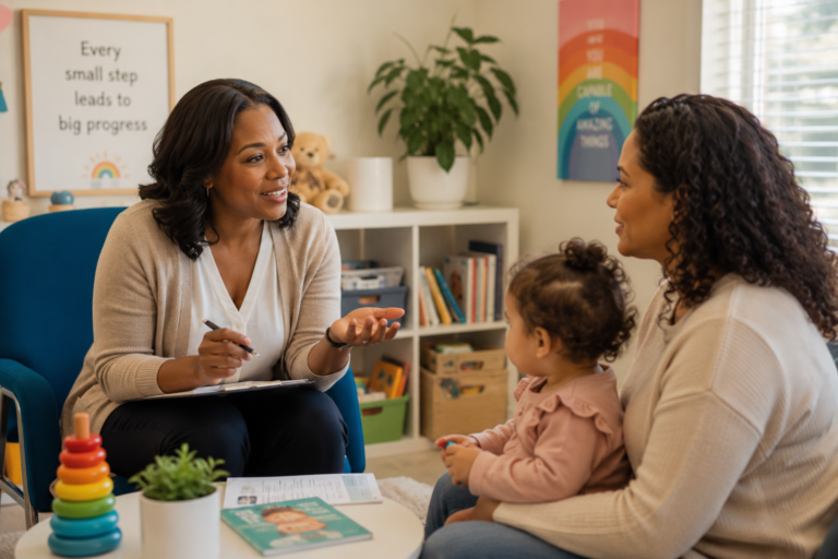 choosing toddler speech therapy setting