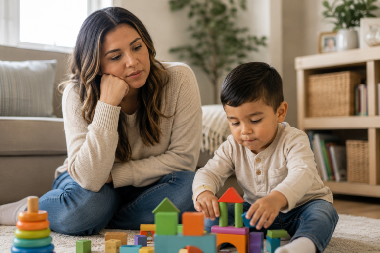 parent concerned about toddler speech