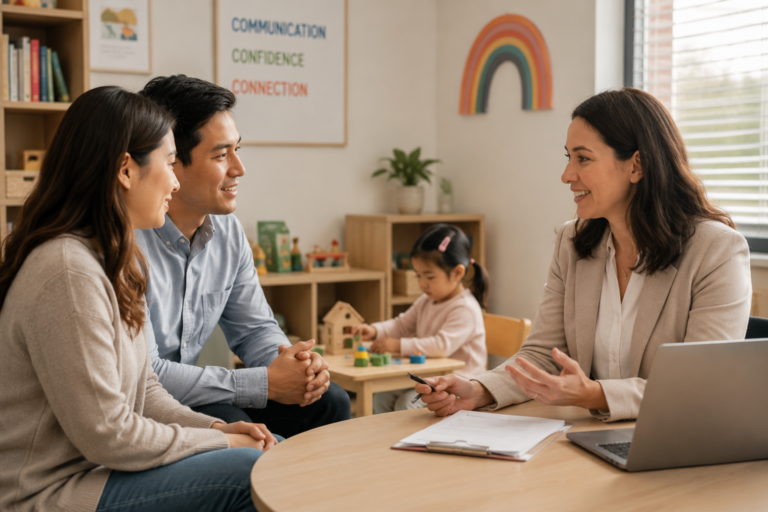 speech evaluation results parent meeting