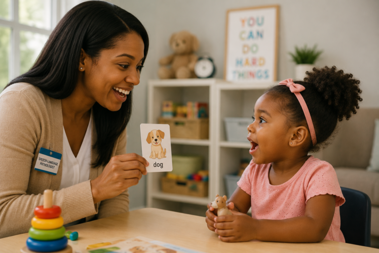 speech language evaluation child