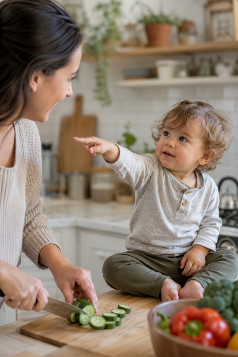 toddler early first word development