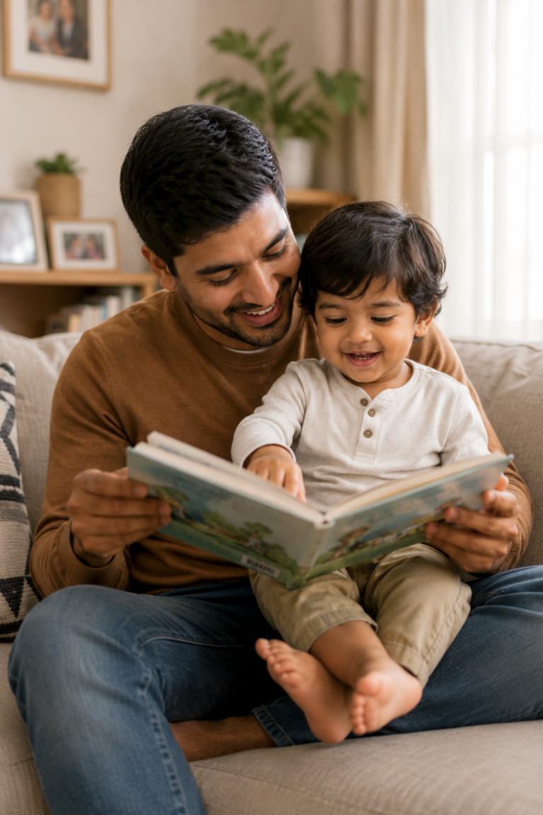 toddler language development home book play