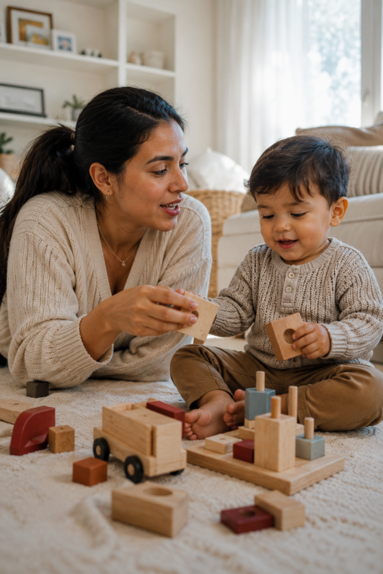 toddler language learning through parallel talk