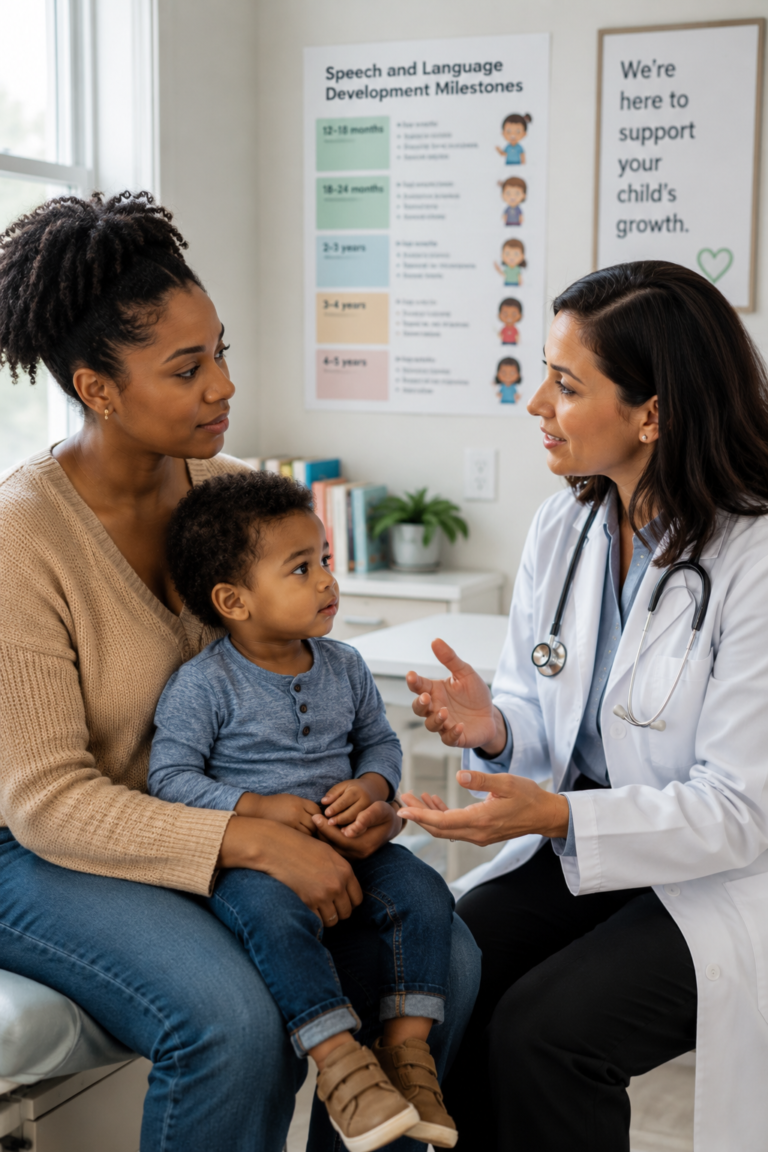 toddler speech concerns pediatrician