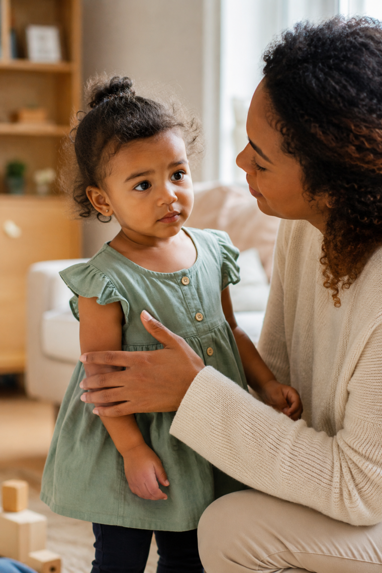 asking toddlers to repeat words