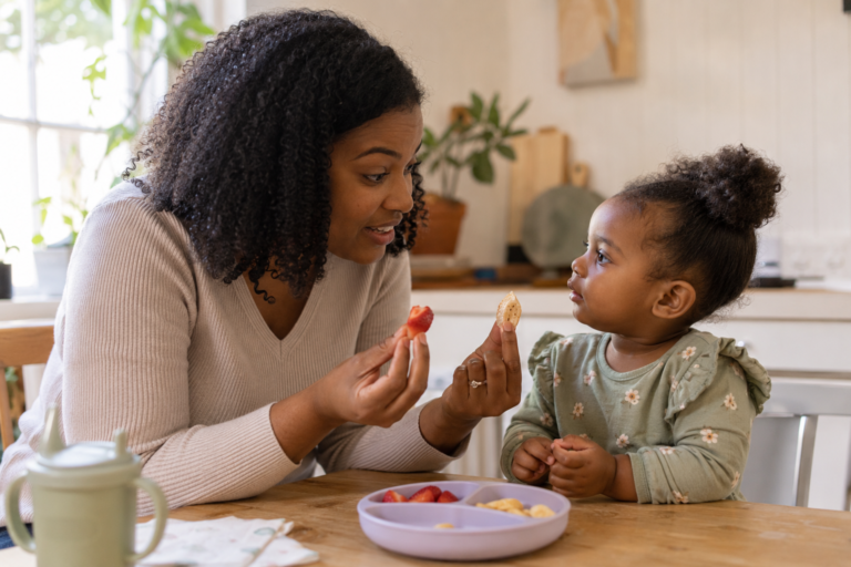 Parent strategies for late talkers during everyday home routines