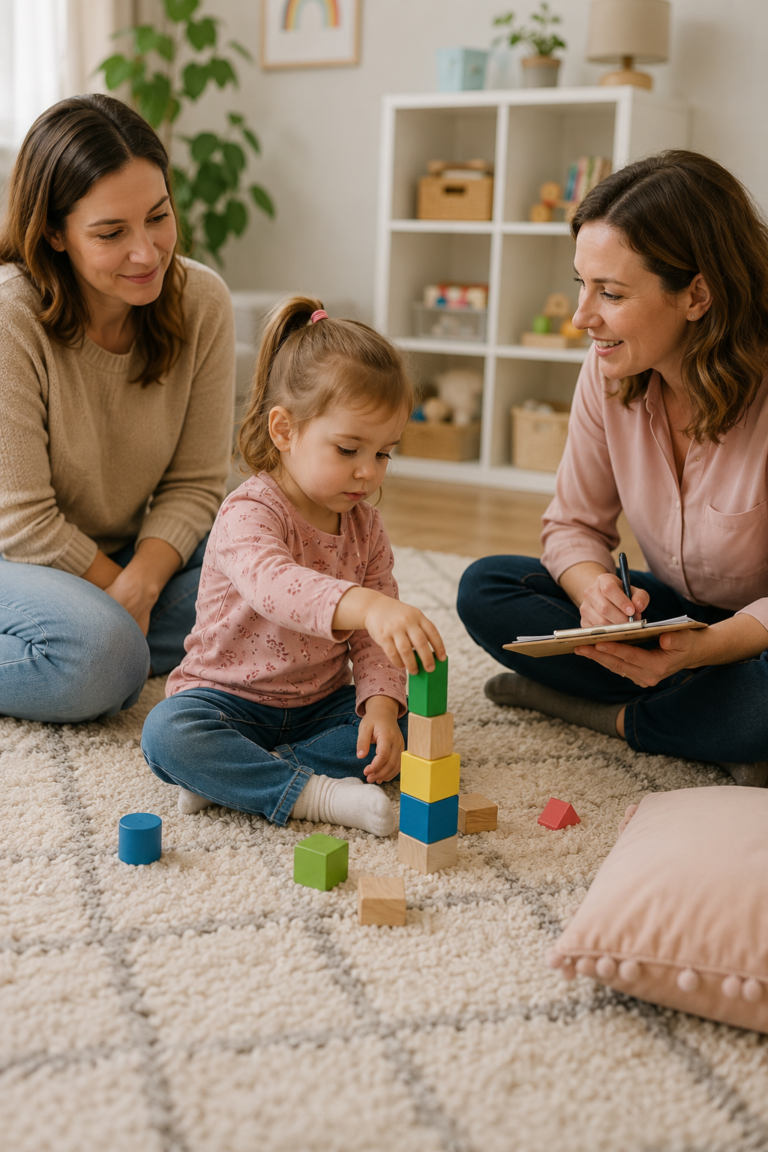 preschool stuttering therapy session
