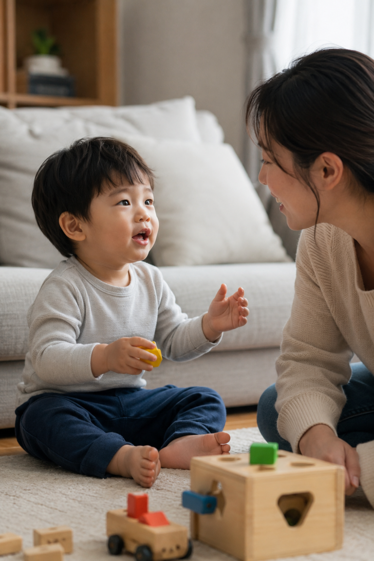 mother child interactive play